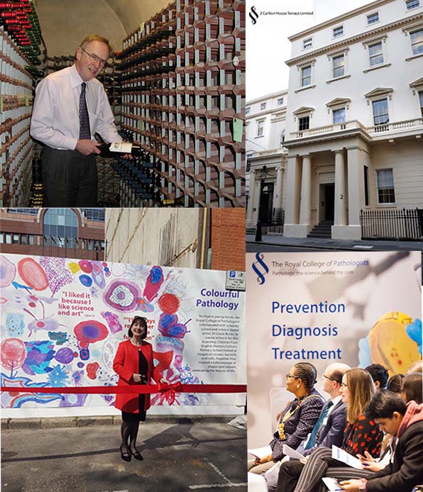 Collage of images from RCPath history