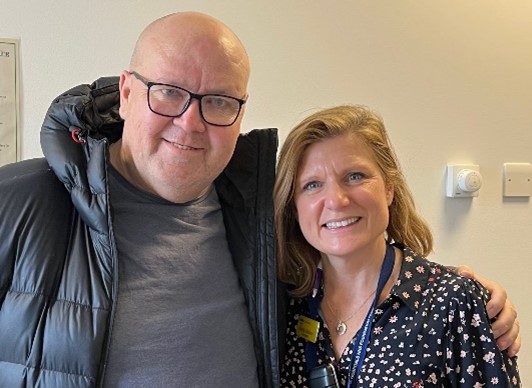 Prestin and Dr Wendy Osborne, consultant haematologist