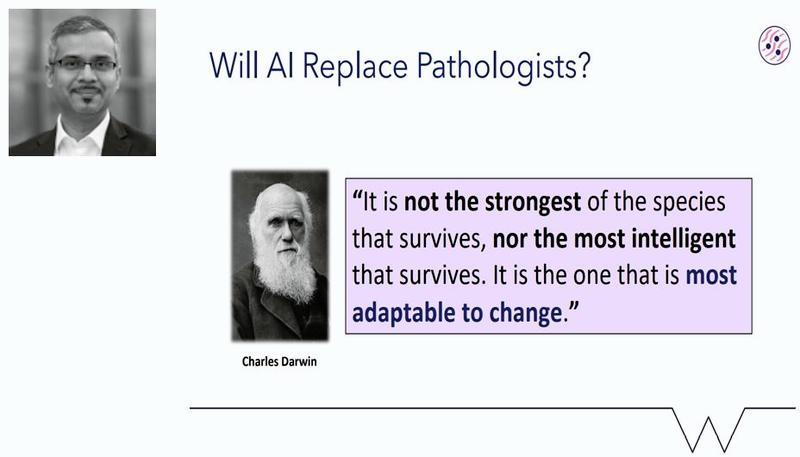 Image of a slide from Nasir Rajpoot's presentation for International Pathology Day 2021