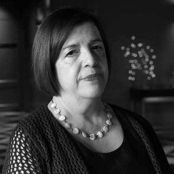 Professor Marta Cohen_black and white photo