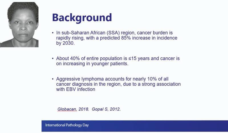 Image of a slide from Dr Leah Mnango's presentation at International Pathology Day 2021