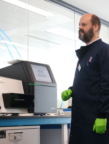 Dr Paul Grant, Molecular Virology Scientific Lead, who led HSL’s Molecular Team’s work on the COVID-19 PCR assay.