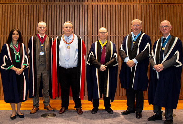 Honorary officers at the 2021 AGM