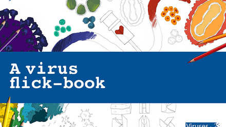 A virus flick-book cover image