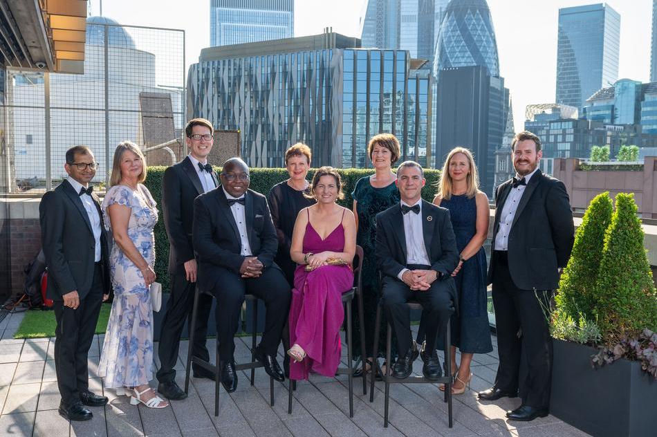 All winners on terrace