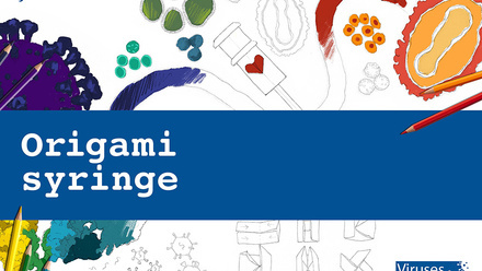 Origami syringe cover image