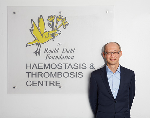 Professor Cheng-Hock Toh at the Roald Dahl Haemostasis and Thrombosis Centre