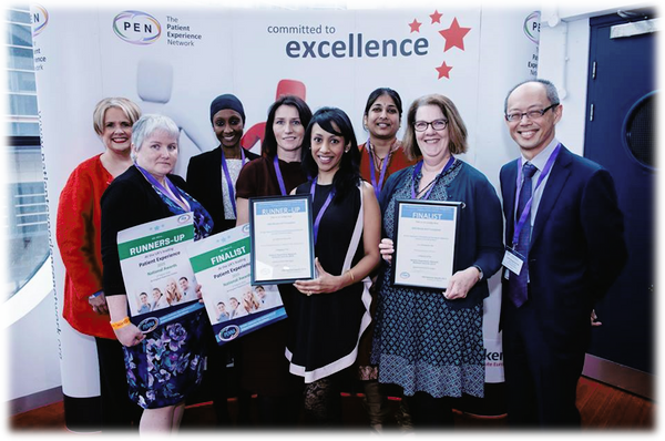 Team with PENNA Awards, TTP Team and NHSBT Partnership Working and Personalisation of Care Awards