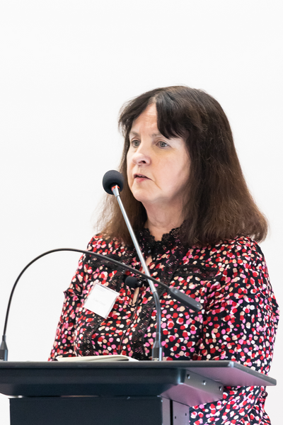 Dr Jean O'Driscol delivering their talk for IPD 2022