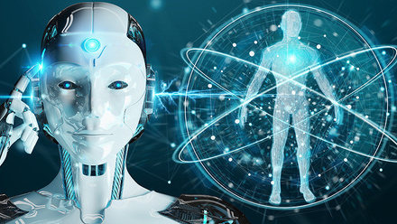 robot thinking artificial intelligence