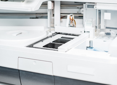 Sample tubes in machinery