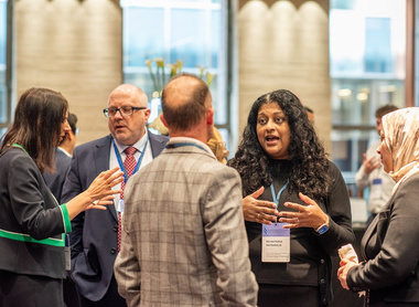 Attendees networking at the Industry Leaders' Forum event in 2024