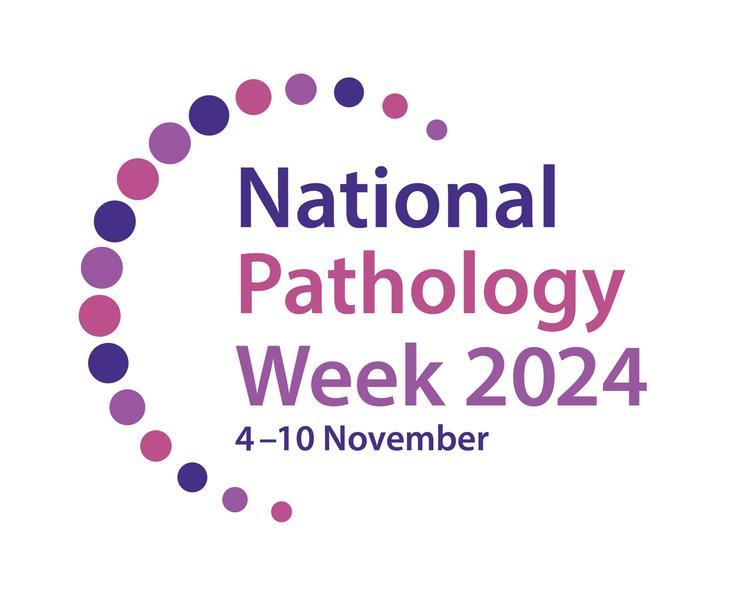 National Pathology Week 2024 logo with dates