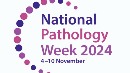National Pathology Week 2024 logo with dates