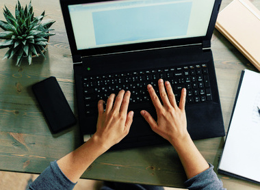 Hands on keyboard