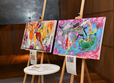 Pathology art entries showcased at the 2022 Open Day