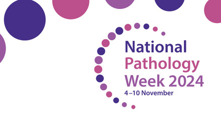 Banner-sized National Pathology Week 2024 logo