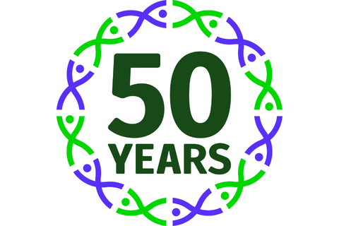 Anthony Nolan 50 years logo