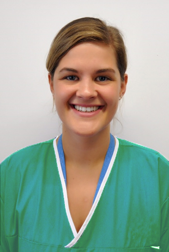 Dr Amy Barrie smiling at the camera